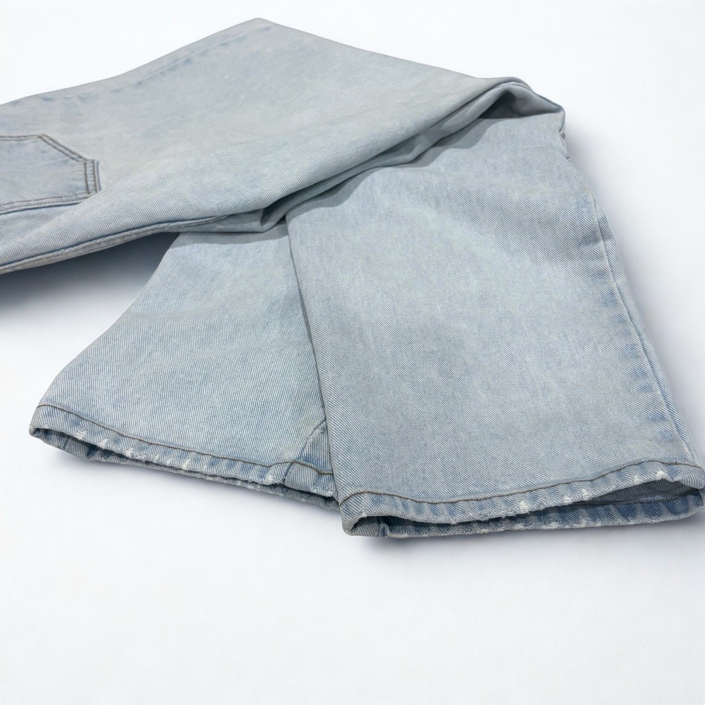 Bill Blass Vintage High Rise Mom Jeans Size 10 Easy Fit Straight Leg Light Wash - Picture 10 of 13